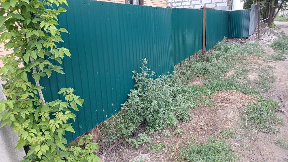 Продам забор и откатные ворота б/у