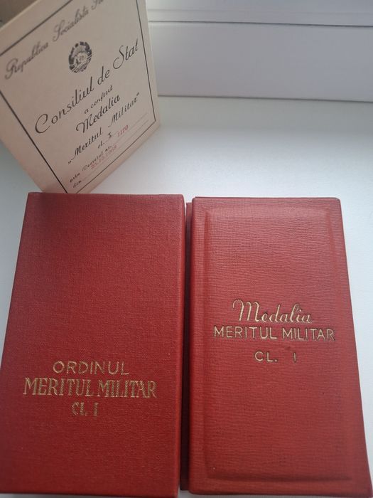 Medalii Meritul Militar clasa I, II, III