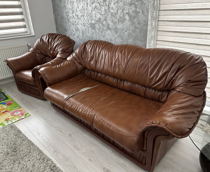 Canapea extensibila cu fotolii
