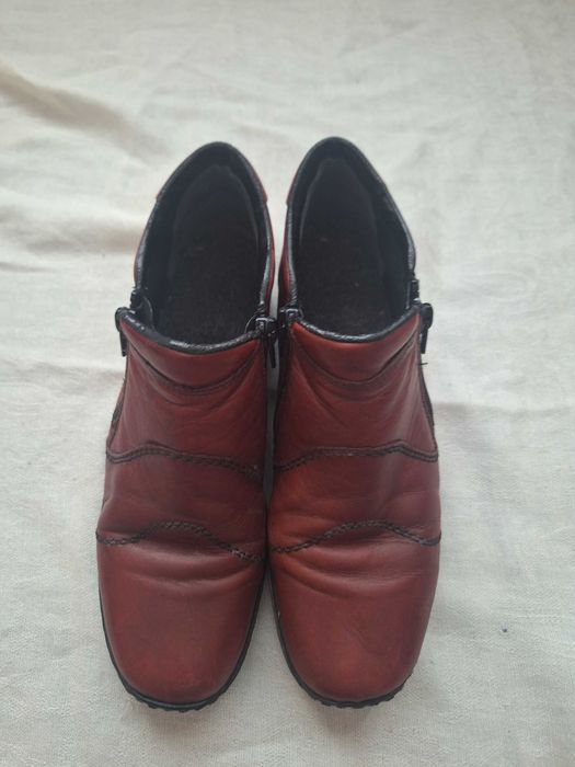 Дамски обувки Rieker от естествена кожа 39 н