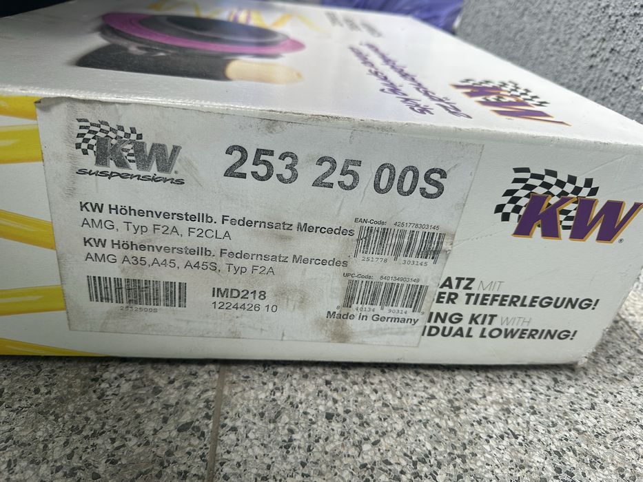 Vand arcuri sport reglabile KW pentru Mercedes A35 AMG A45 AMG