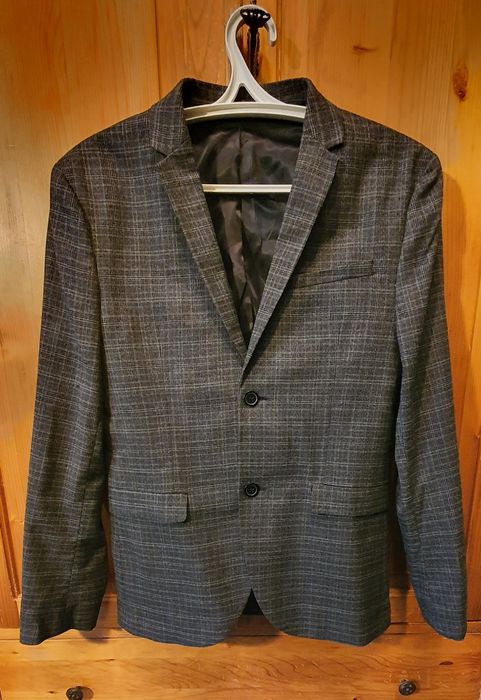 Sacou elegant gri – mărimea M, skinny fit