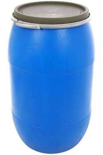 Butoi de 120 de litri, cu capac etans si manere, nou