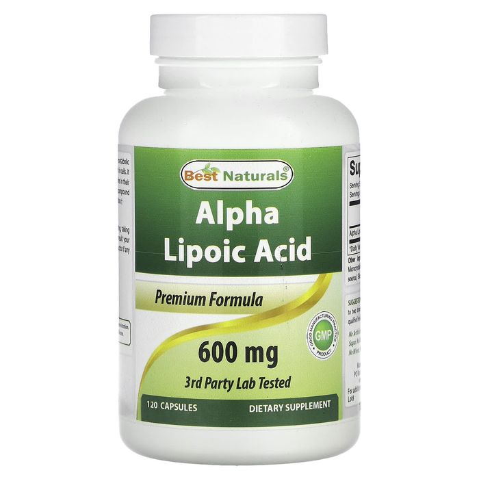 Alpha lipoic acid, Альфа-липоевая кислота  600 mg, 120 капсулы