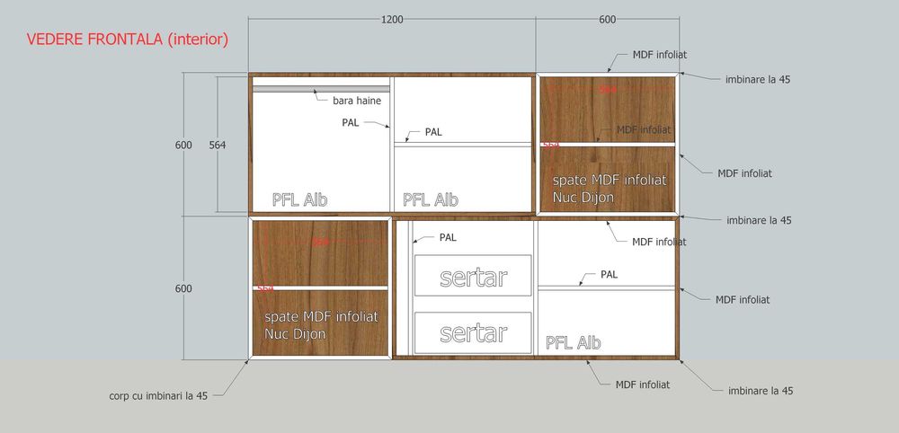 comoda practica ideala bebe-copii mici din MDF