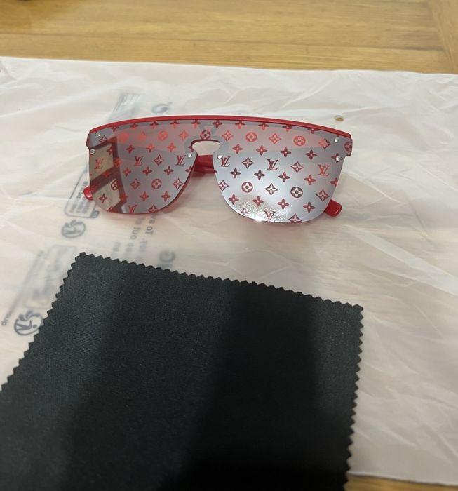 Ochelari De Soare Louis Vuitton Monogram Rosii Unisex