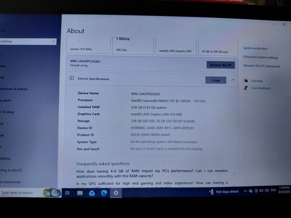 Noutbook sotiladi