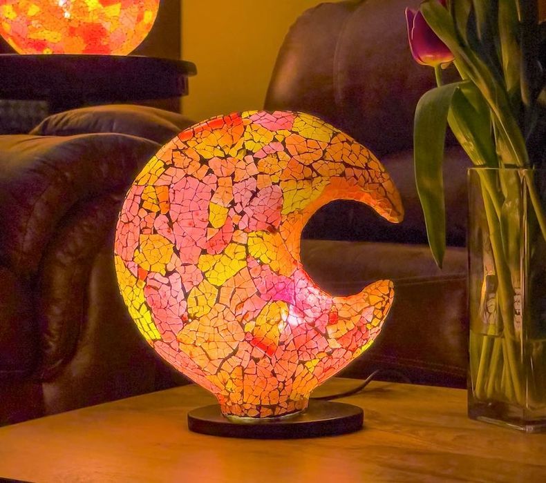 Abajururi import INDONEZIA facute din plexiglas si sticla