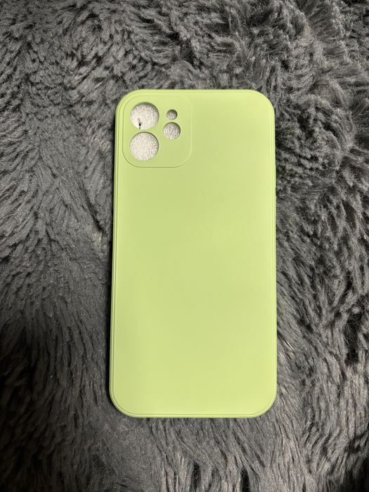 Husa silicon lichid iphone 12 Green Matcha