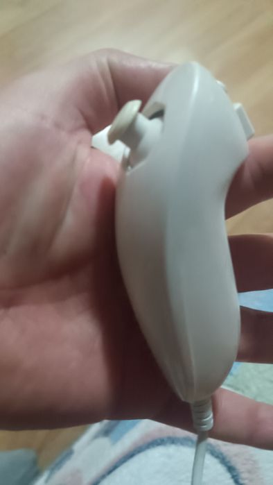Controller maneta Nintendo Wii originală stare perfecta NunChuk defect
