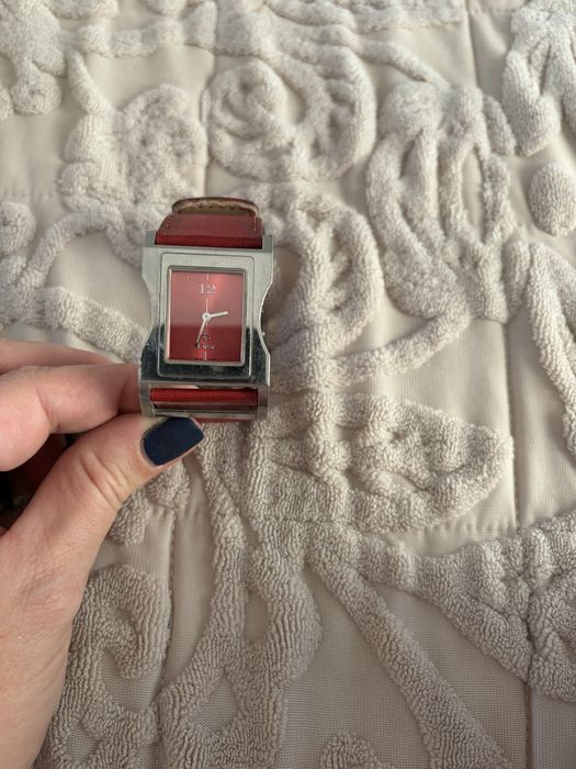 Ceas Dior Curea piele rosie