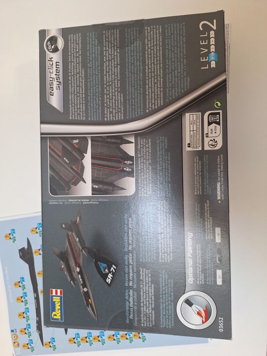 Revell 03652 Lockheed SR-71 Blackbird easy-click system - nou