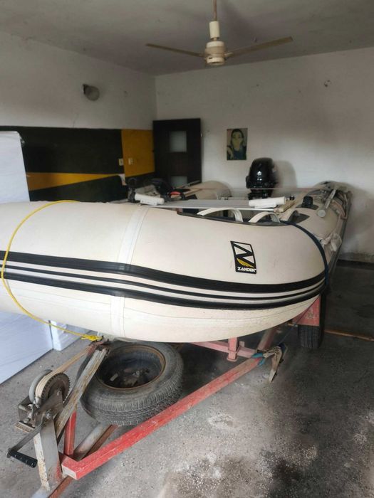 Надуваема лодка Zander ARIB-360S + Suzuki DF20 AS 20 к.с. + колесар | Пълен комплект