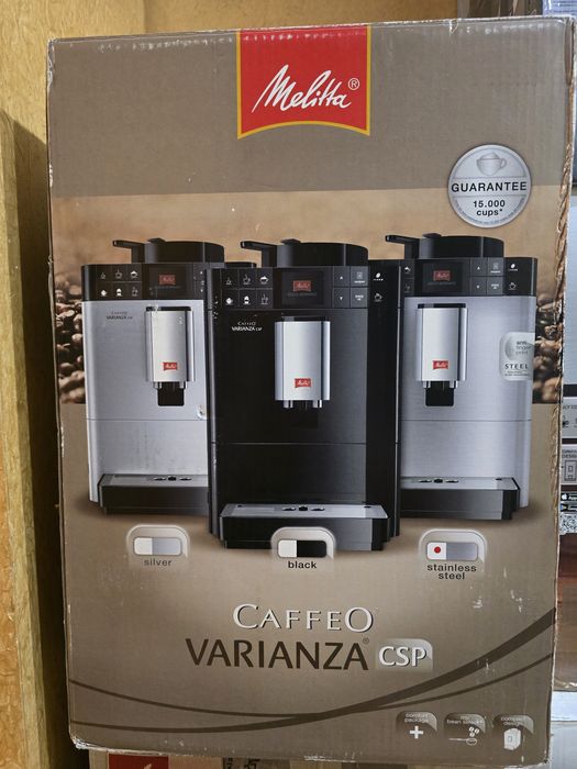 НОВ!!! Кафеавтомат Melitta Caffeo Varianza CSP (f58/0-100) 15 Bar Неръждаема стомана
