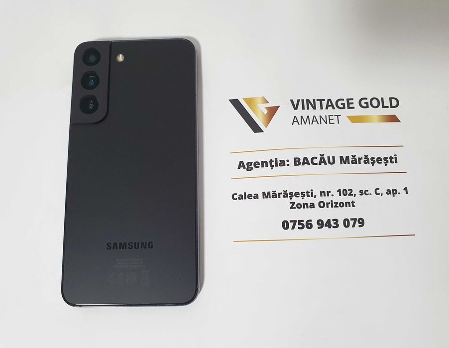 SAMSUNG S22 5G, 256GB, 8GB RAM Vintage Gold Bacau Marasesti