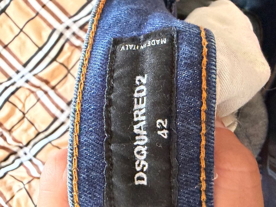 Dsquared2 дънки distressed / slim fit
