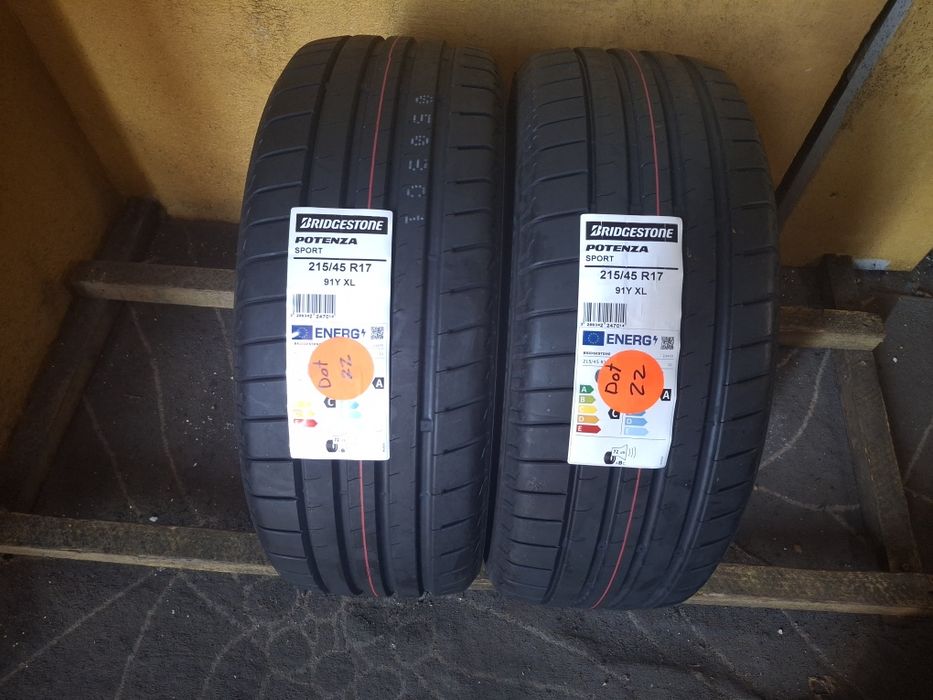 215 45 17 Bridgestone DOT 2022 vara NOI
