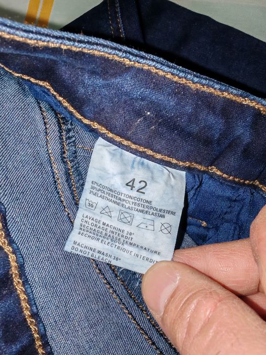 Blugi dama Skinny cu eticheta