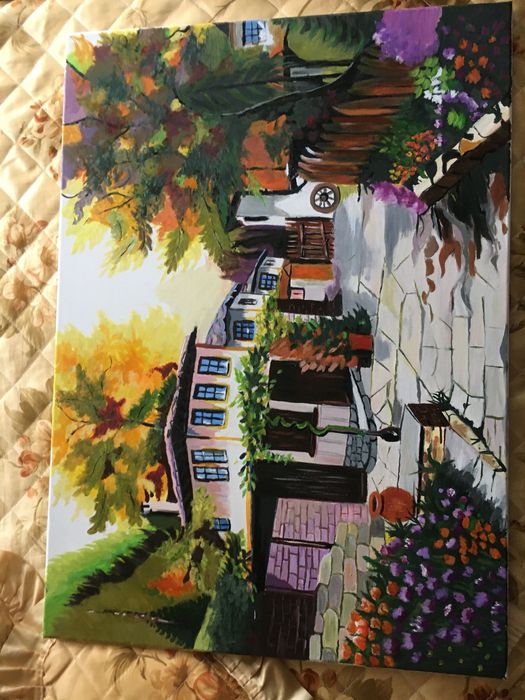 Ръчно изрисувани картини с маслени бои