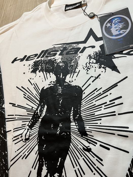 Hellstar long sleeve,хеллстар лонг слив,кофта,белая