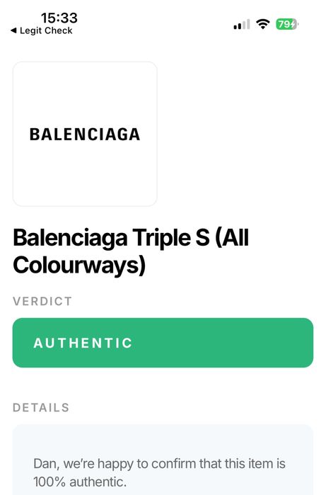 Balenciaga Triple S Originale