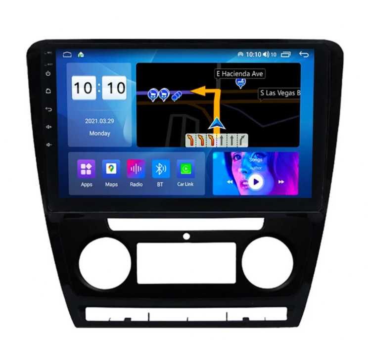 9-инчова мултимедия за Škoda Octavia (2004–2013) + подарък камера