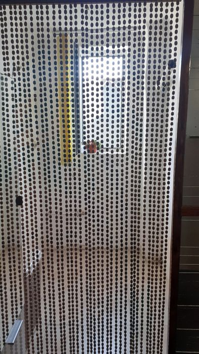 Perdea din bile lemn.