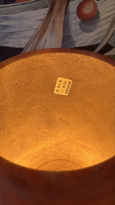 Винтидж нощни лампи от алабастър 2бр