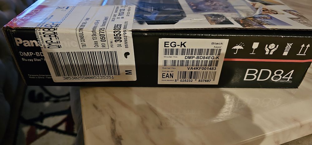 Blu-Ray Player Panasonic DMP-BD84 EG Smart Nou