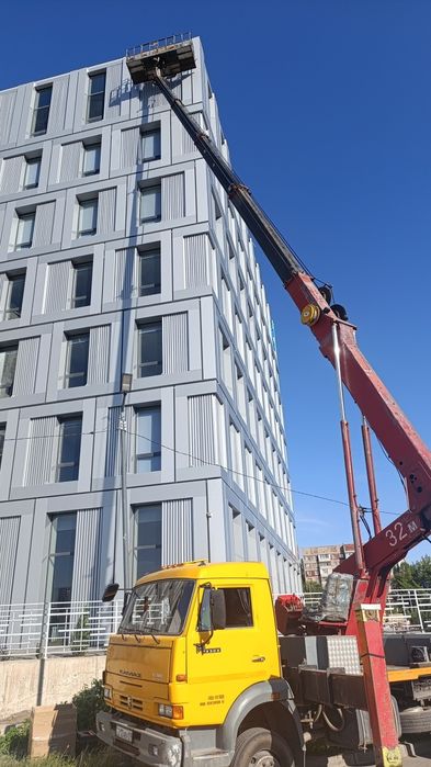 Услуги автовышки 32 метра.