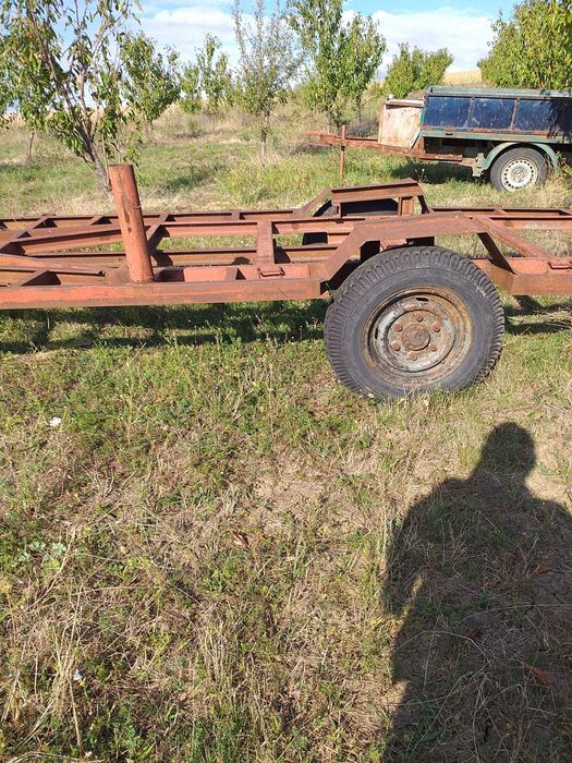Remorca tramcar profile U 100mm roti 650 R16C Popesti • OLX.ro