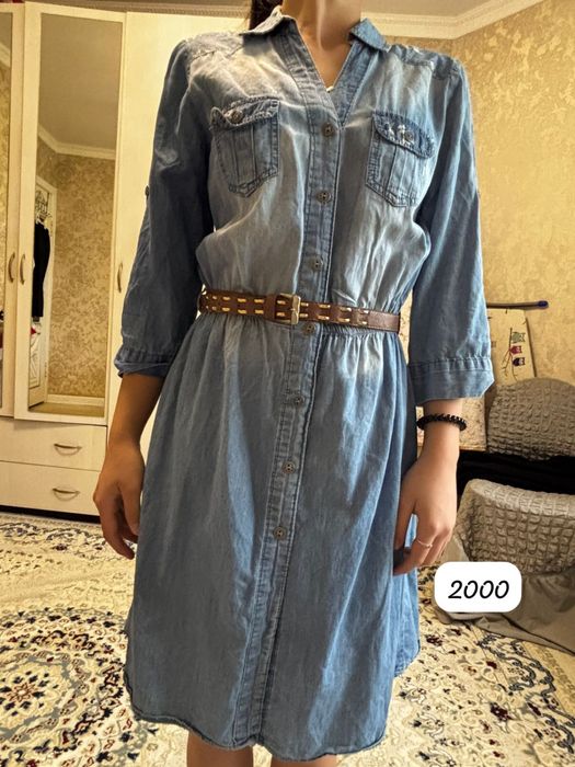 Продам платье  джинсовые