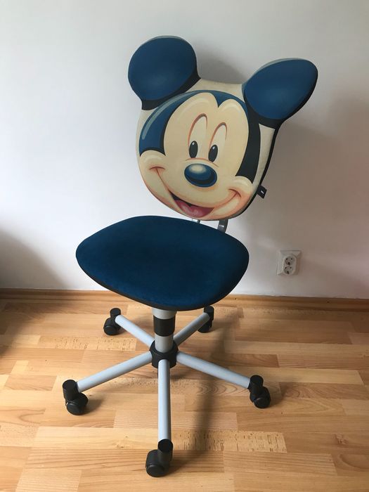 Scaun Disney birou copil, rezistent și comod, reglabil și rotativ