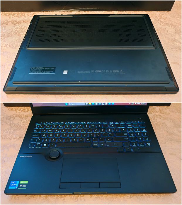 NVIDIA GeForce RTX 3060 6GB GDDR6/Intel Core i7-11800H/16GB RAM/512GB SSD NVMe/16-инчов 3840x2400 4K UHD OLED/Pro Art 16 Studio