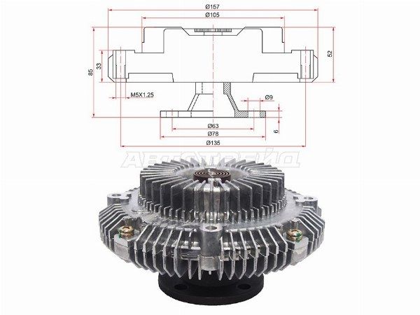 Вискомуфта Toyota 4runner