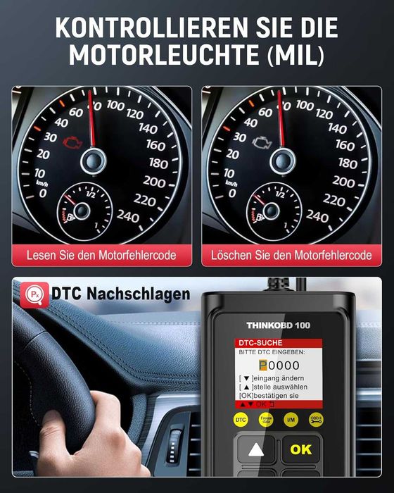 OBD2 диагностика Thinkcar THINKOBD 100 за автомобил