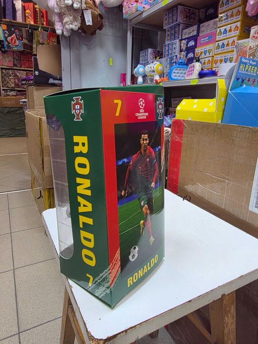 Португалия Детски играчка с Екип Роналдо Cr7 Червена Фигурка в кутия 20см