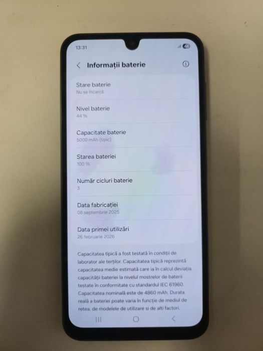Telefon Samsung A16, Dual SIM, 128GB, 4GB RAM, 4G, Black, 3 -T-