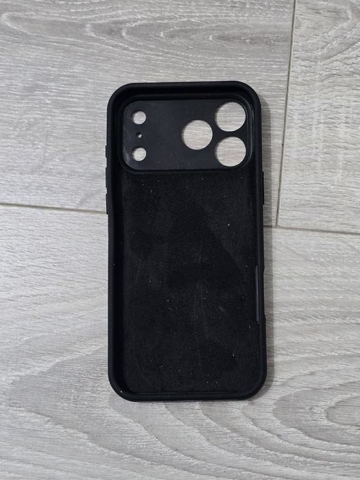 Husă iPhone 17 Pro Max Silicon Lichid MagSafe – Neagră
