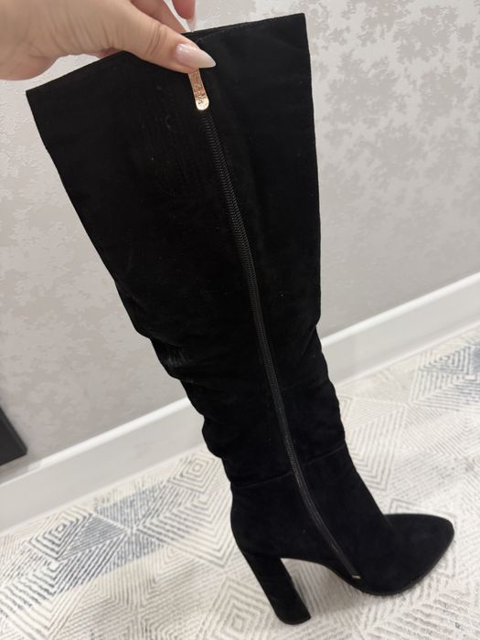 Замшевые сароги демисезонные