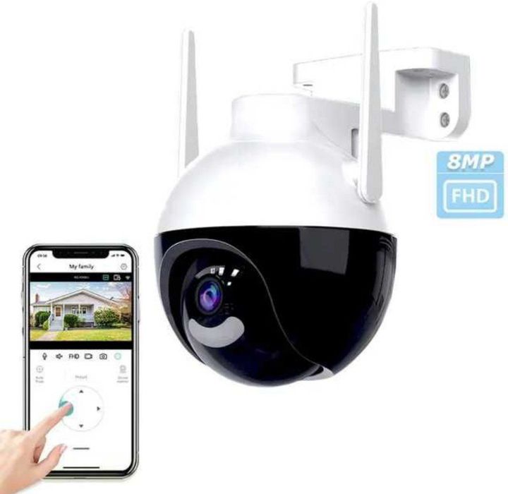 Wifi камералар,  1 ва 2 кўзли, беспл онлайн установка