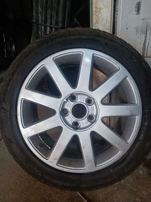 Jante r17 audi s line 5x112+ cauciucuri iarna 235 45 r 17