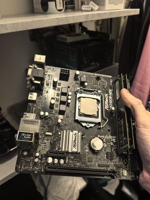 Комплект h310+i5 8400, 8гб DDR4