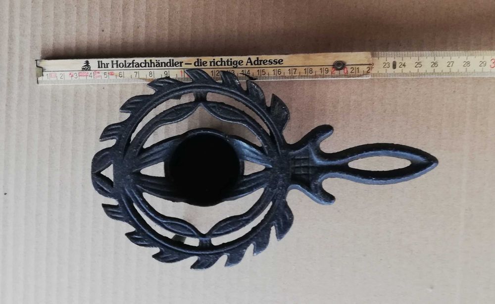 Стар,  каминен, оригинален  светилник, свещник