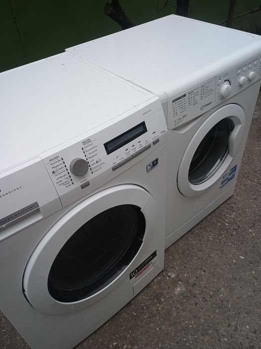 Mașină de spălat rufe clasa AA frigider cu congelator tip combină frigorifică Artic Gorenje îndesit
