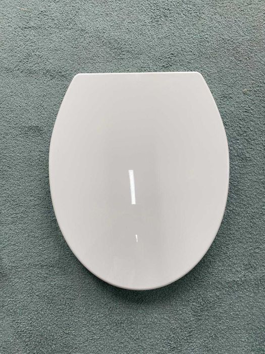 Capac toaleta cu inchidere lenta, alb, Vivo WTS-113