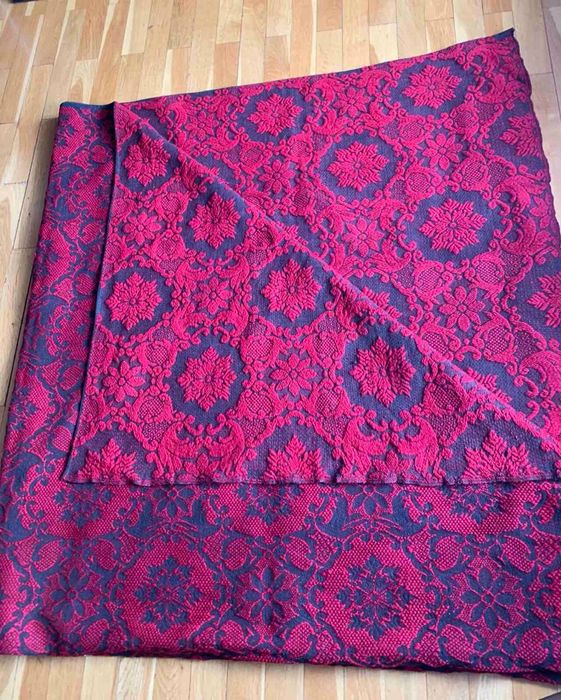 покривка - за легло - вълна и памук - 2 м/2,40м