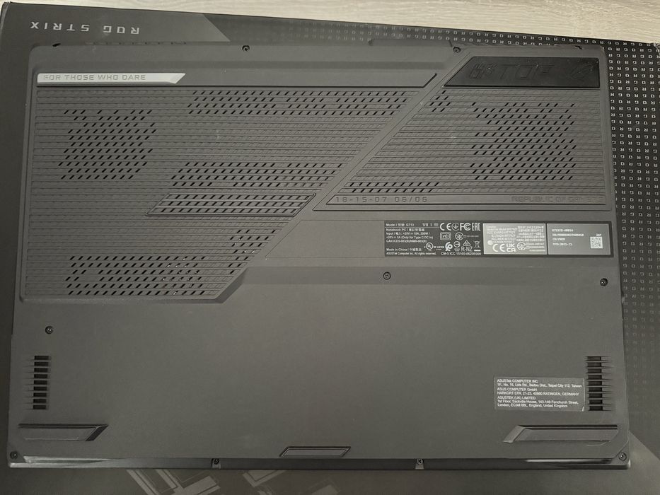 ASUS ROG Strix G17 | 17.3” 144Hz | Ryzen7 | RTX3050Ti | Оптимизиран!