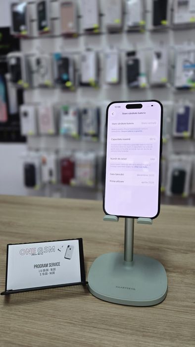 iPhone 15 Pro 256GB Titanium Blue – Second-Hand in stare excelenta!

D