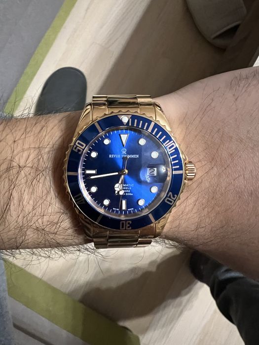 Ceas Elvetian Automatic Revue Thommen Swiss Gold Rose
